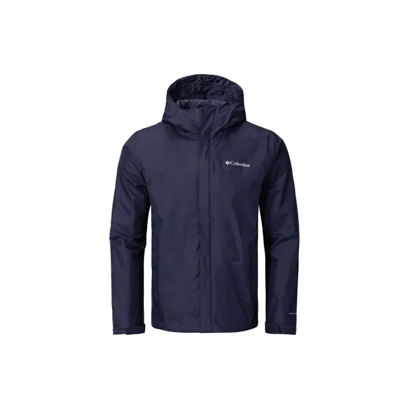 Columbia City Outdoor Collection Water-Resistant Windproof Breathable Warm Windbreaker Jacket Men's Navy Blue-0