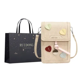 Smart PU Shoulder Bag Women's White/Blue
