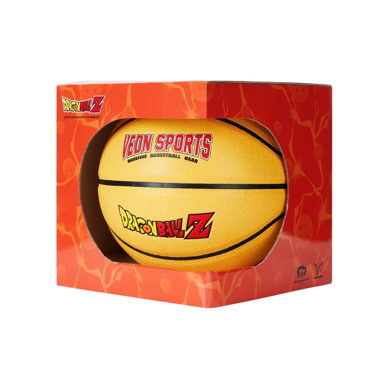VEIDOORN x LONGZHU Z PU Basketball Yellow Size 7 Ball Street Training Competition Unisex-1