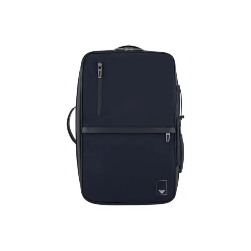 EMPORIO ARMANI Polyamide Backpack Men's Navy