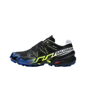 SALOMON Speedcross 6 Anti Slip And Wear Resistant Lightweight Low Top Trail Running Running Shoes Men's Black