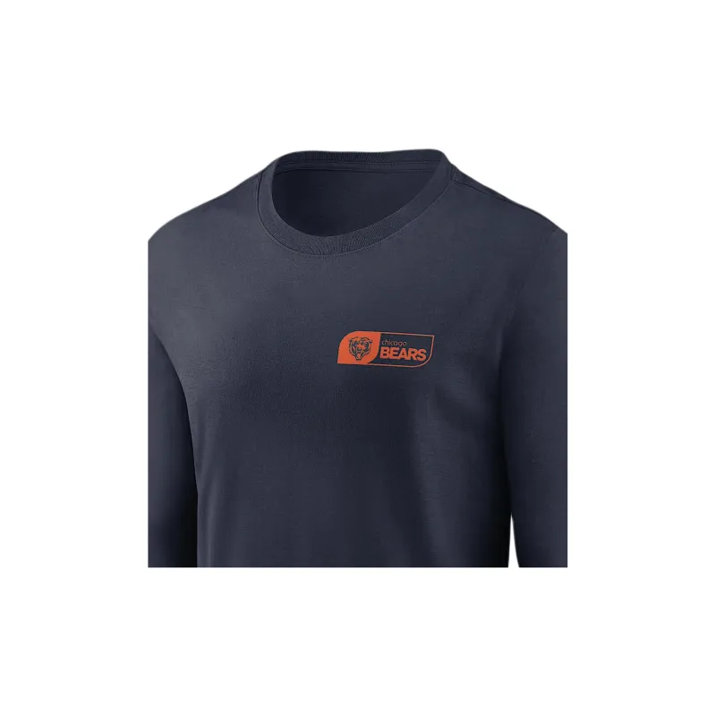 Nike NFLChicago Bears FW24 T-Shirt Men's Marine Blue-2