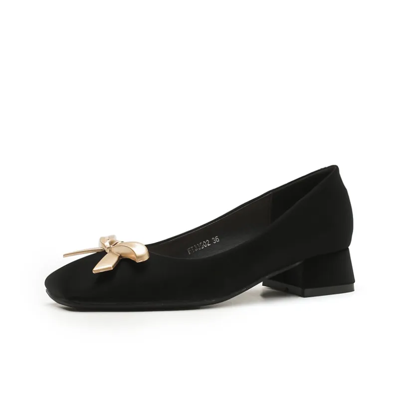YAFEI XUANYU Chunky Heel High Heels 4CM Women's-21