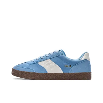 Kappa Jade Sea Back to Back Anti Slip Wear Resistant Low Top Skateboard Shoes Unisex Product Moon Blue Classic White