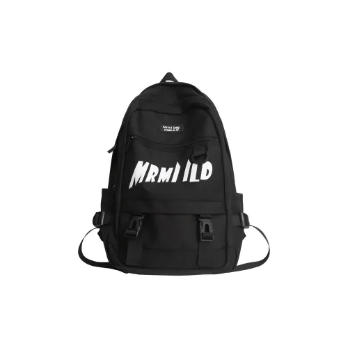 TAKI Nylon Student Backpack For Class Regular Unisex Black/Gray/Ecru