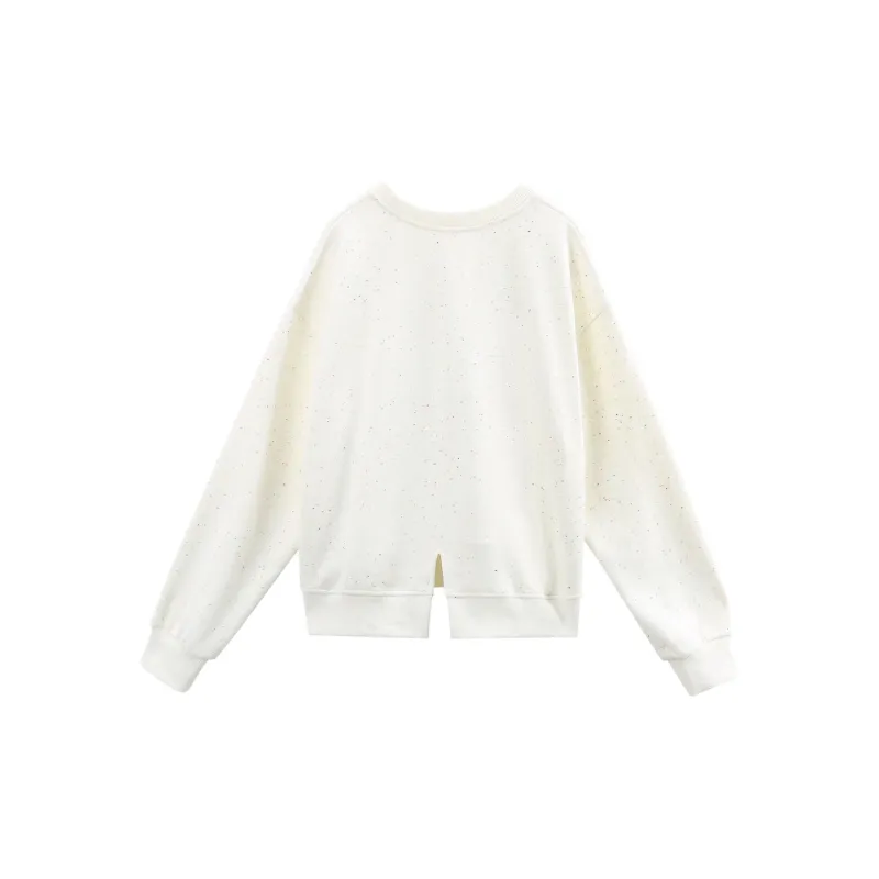 A Paradise For Awakening Sweatshirt Women's Beige-1