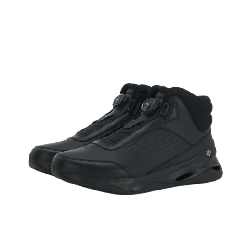 DESCENTE TRAINING Anti Slip Wear Resistant Mid Top Training Shoes Men's Black-1