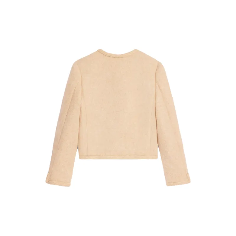CELINE Chasseur Jacket In Mohair Tweed-1