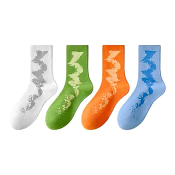 Cotton Gene Mid Calf Socks Men's 4 Pack