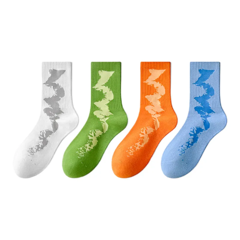 Cotton Gene Mid Calf Socks Men's 4 Pack-0