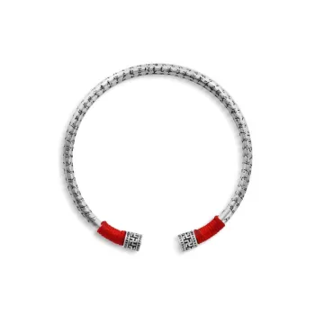 YUOFFICIAL 999 Fine Silver Bangles Unisex