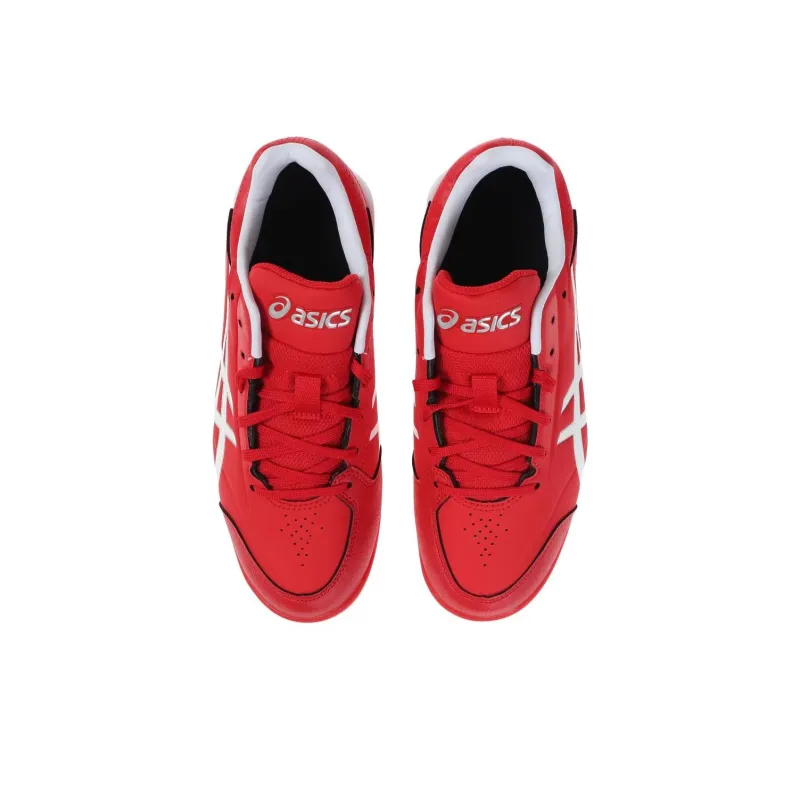 Asics STAR SHINE 2 Anti-Slip Wear-Resistant Low-Top Training Shoes Men's Red White-3