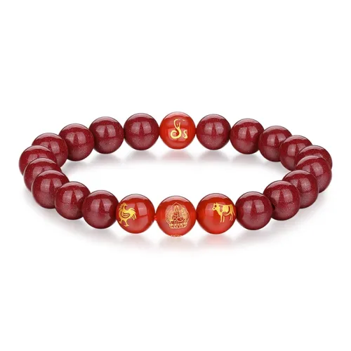 Olampe Reconstructed Cinnabar Bracelets Women's