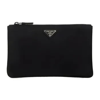 PRADA Canvas Bag, Makeup Bag, Toiletry Bag Women's Black