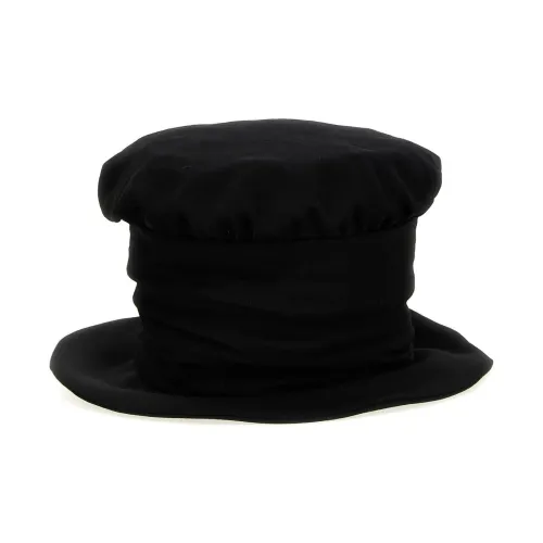 Yohji Yamamoto Pour Homme 울 기타 모자 남성