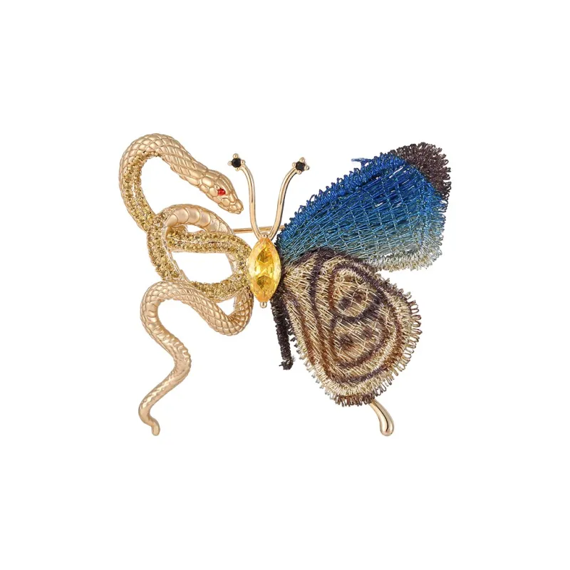VIOLET Copper Alloy Brooches Unisex-0