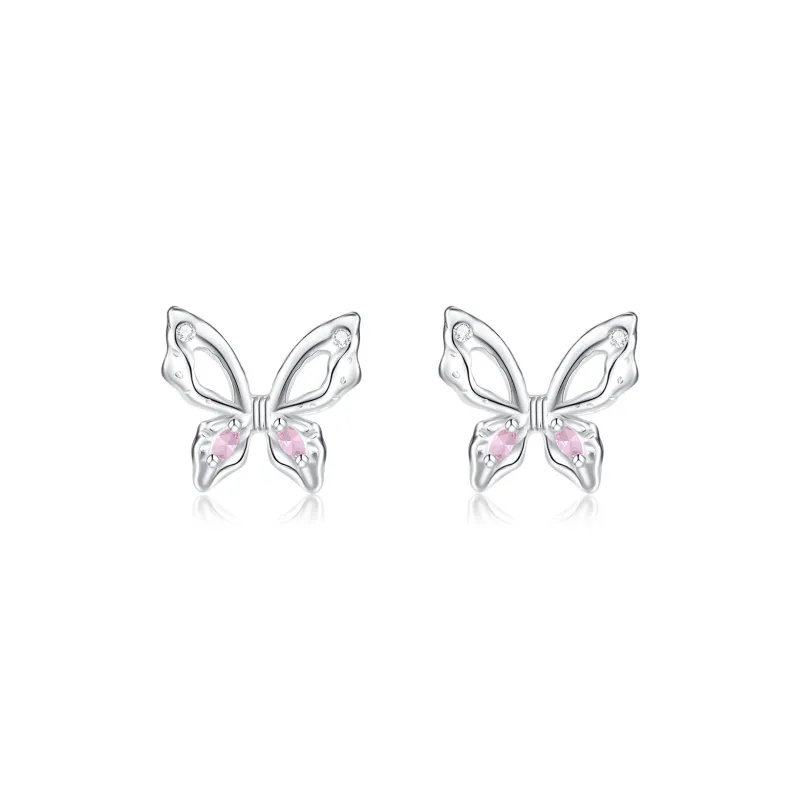 Zbird Sterling Silver Stud Earrings Women's-8