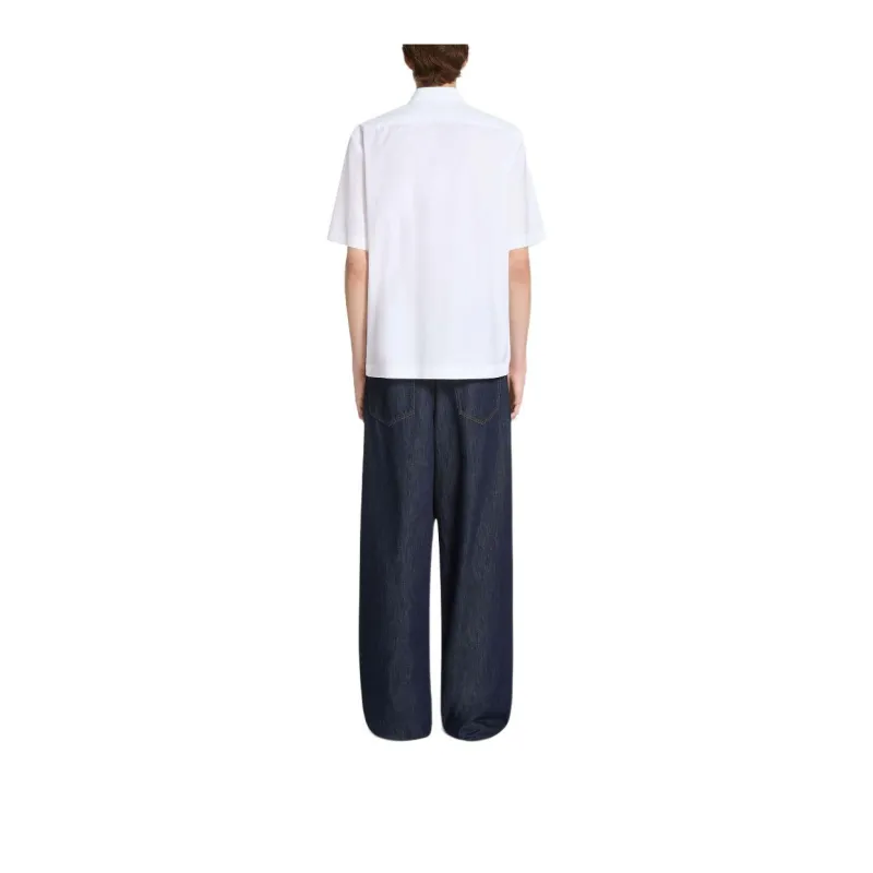 DRIES VAN NOTEN Wide Pleated Jeans-2