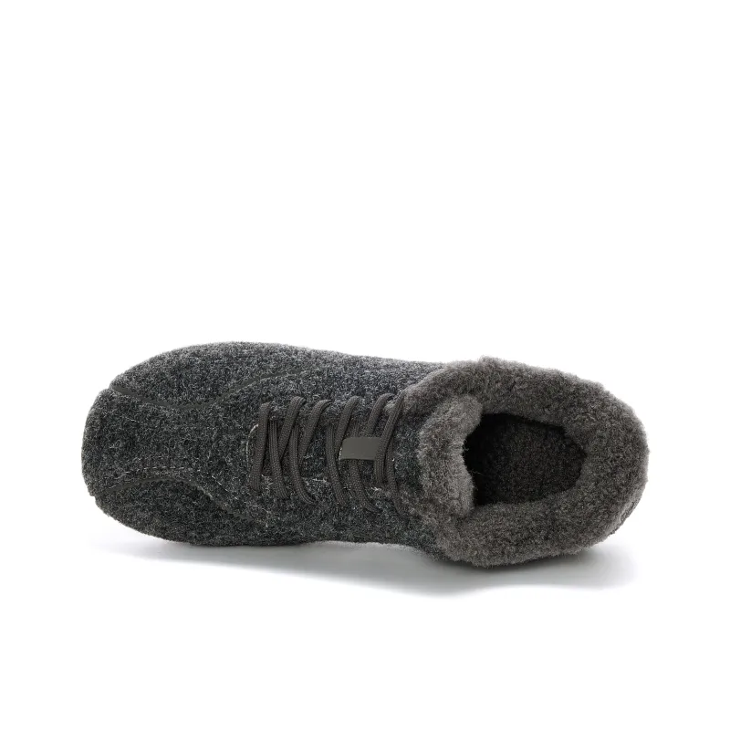 JOSINY Fleece Lined Thermal, Slip Resistant, Outdoor Snowfield, Insulated Shoes Casual Shoes Women's Dark Gray-2