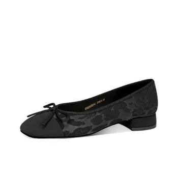 JESSICA SOPHIA Low Heel Paddle Shoes Casual Single Shoes 2cm Women's