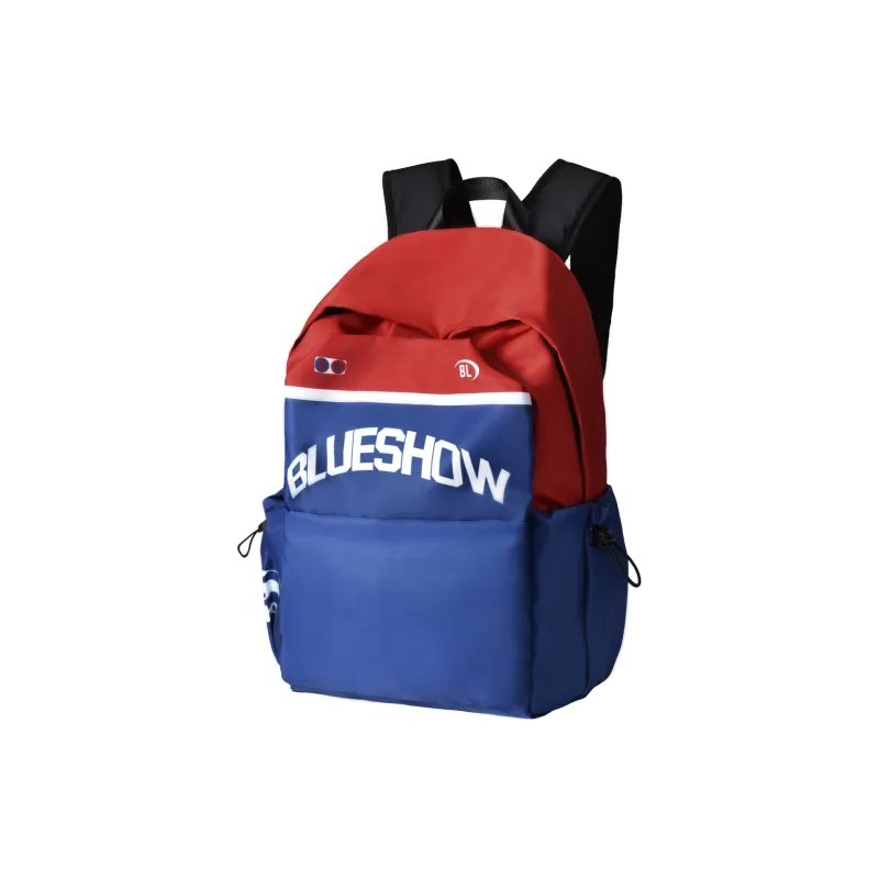 SRRW Blue Show Collaboration Polyester Students Backpack Unisex Red & Blue-1