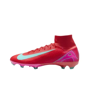Nike Mercurial Superfly 10 Pro FG Rubber Long Studs Anti Slip Wear Resistant Soccer Shoes Unisex Red Blue