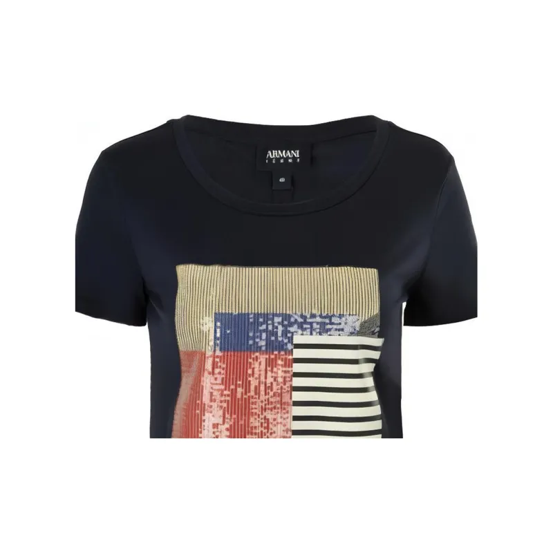EMPORIO ARMANI Regular T Shirt Women's Dark Blue-2