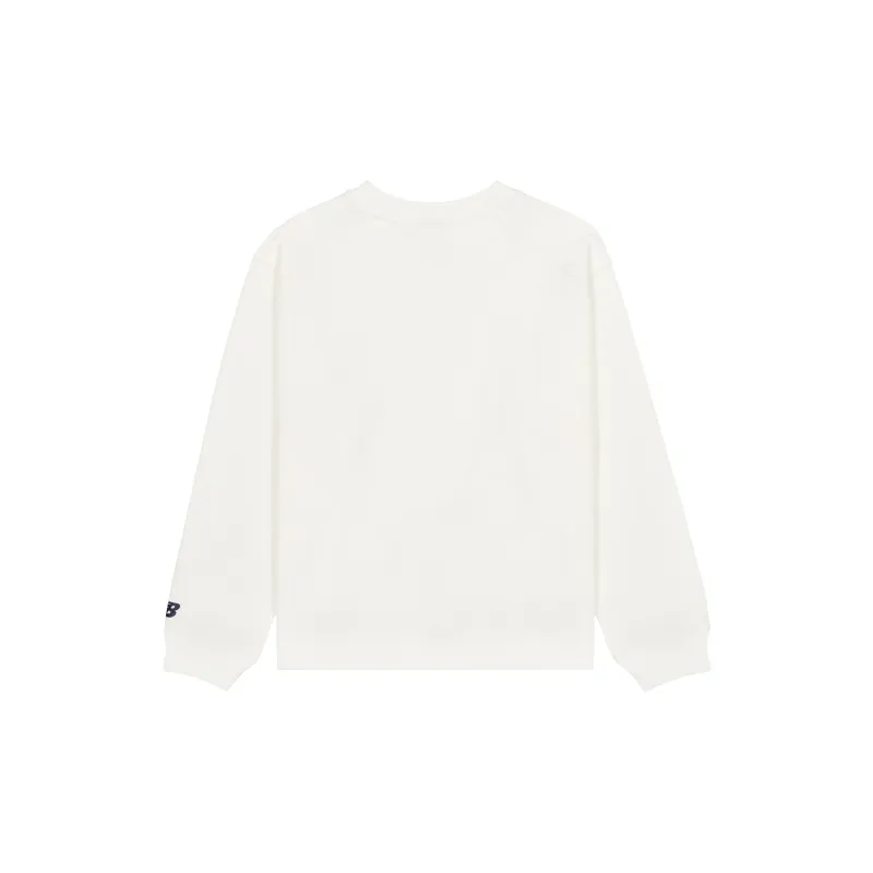 New Balance Sweatshirt Women's Sea Salt White-1