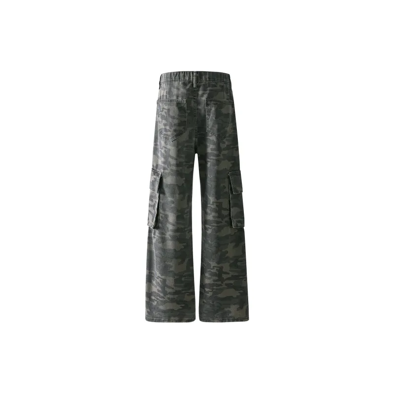 FONDLOOK Jeans Unisex Camouflage-4