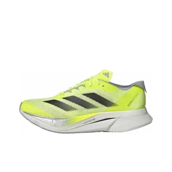 Adidas Adizero Boston 12 Lucid Lemon Core Black Silver Metallic