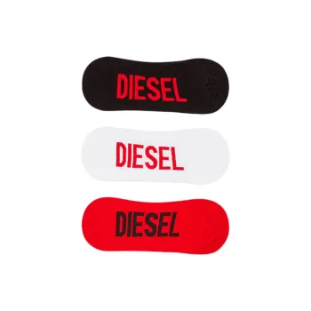 DIESEL No Show Socks Unisex 3 Pack Mixed Color