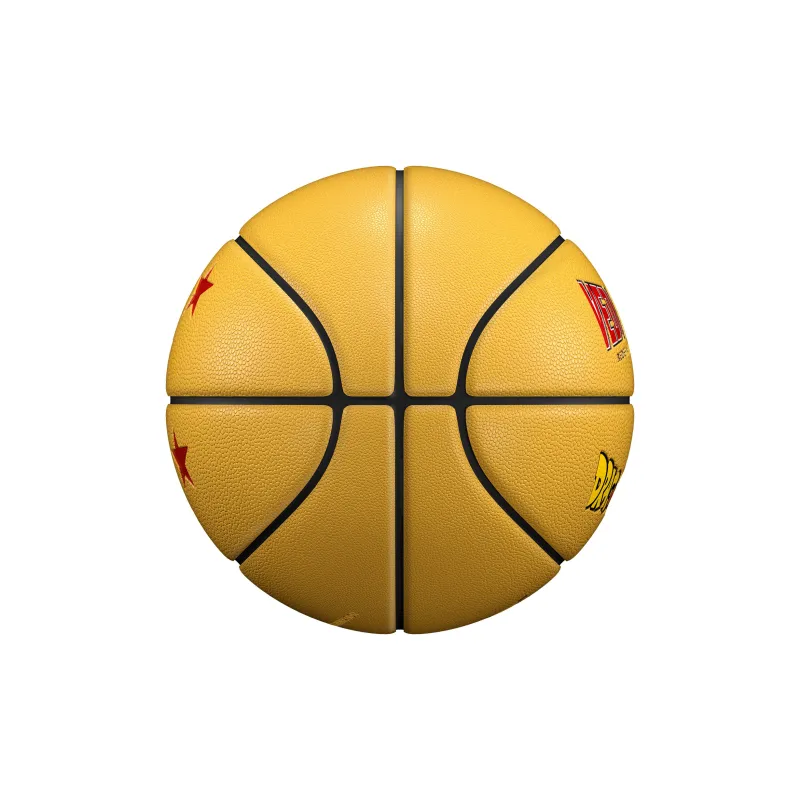 VEIDOORN x LONGZHU Z PU Basketball Yellow Size 7 Ball Street Training Competition Unisex-6
