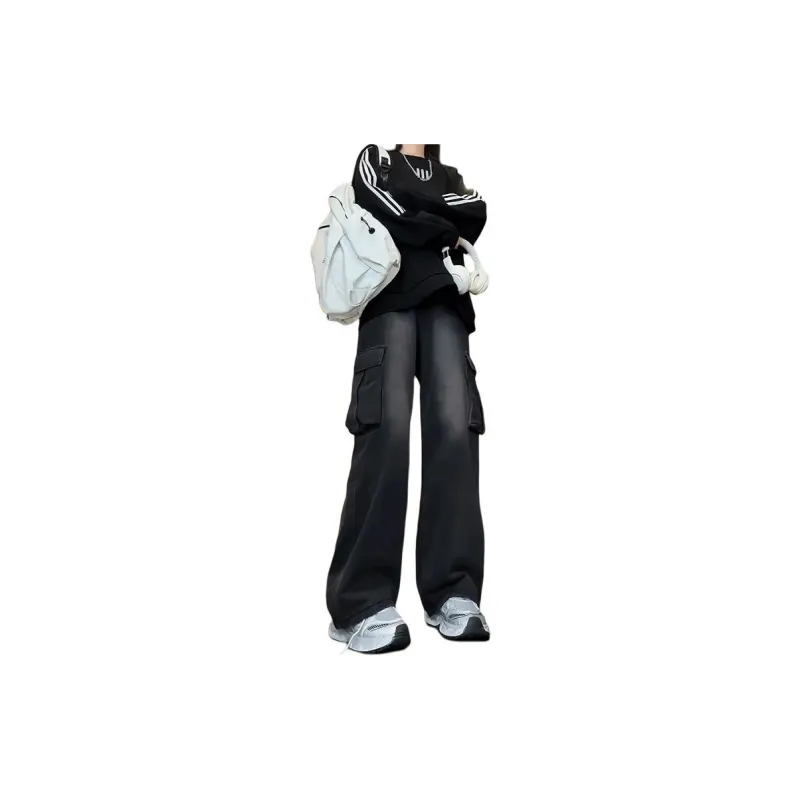 FONDLOOK Jeans Unisex Black-1