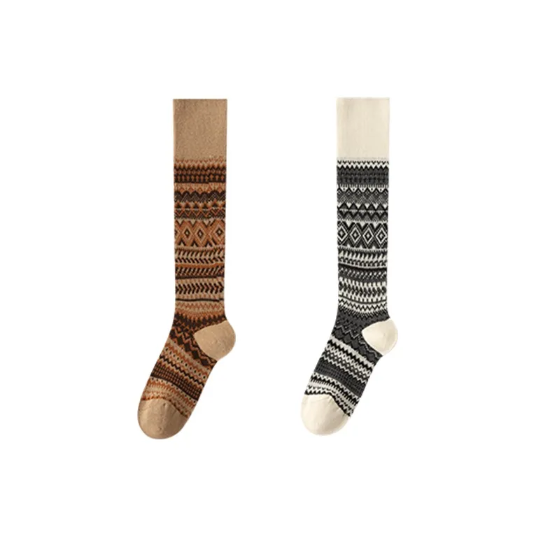 Lan Miao Knee High Socks Women's Combo Set-8
