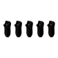 Black Ankle Socks 5 Pack