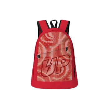 TURN UP Polyester Backpack Laptop Bag Unisex Red