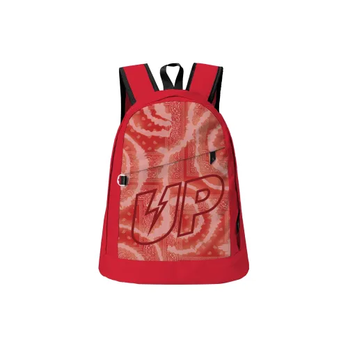 TURN UP Polyester Backpack Laptop Bag Unisex Red