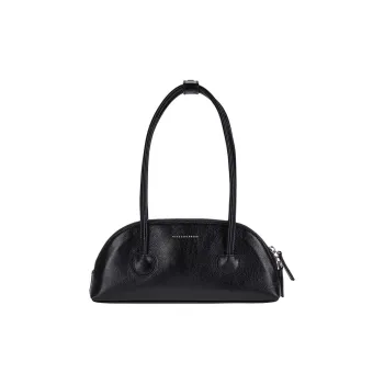 MARGE SHERWOOD Cow Leather Handbag Shoulder Bag Mini Women's Black