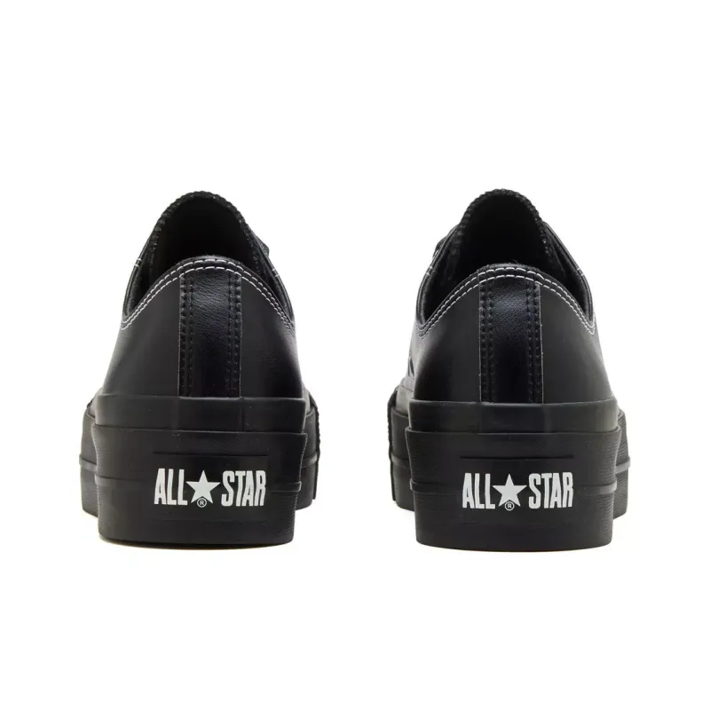 Converse All Star Anti Slip Wear Resistant Low Top Skateboard Shoes Men's Black-3