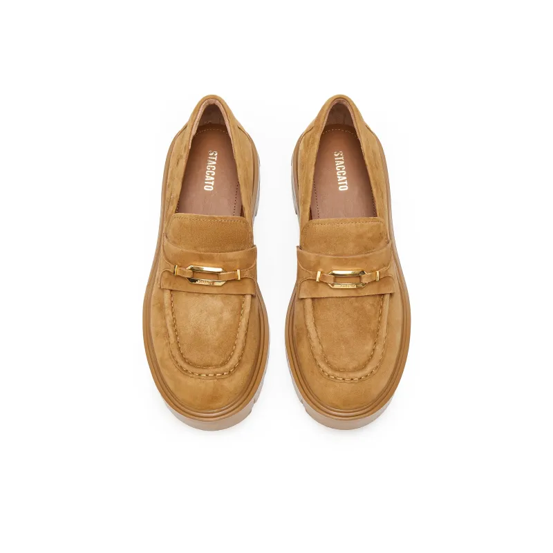 Staccato Obsidian Jazz Loafers Women's Vintage Brown-3