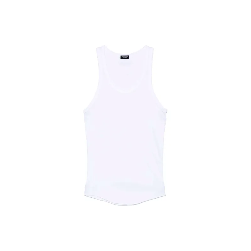 DSQUARED 2 Cotton Tank Top Pack Of Two-1
