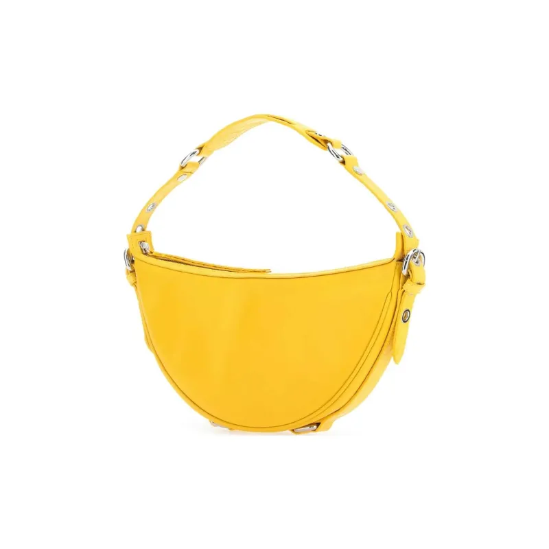 By Far Gib Embossed Zipped Shoulder Bag-2