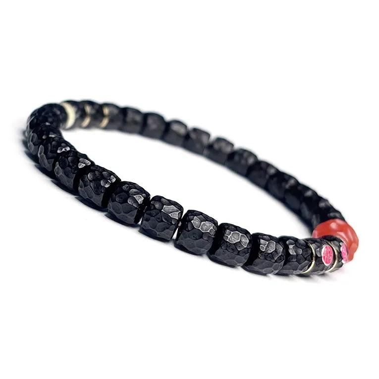 MOUNTAINS AND MANS Coconut Shell Beads New Chinese Style Prosperity And Good Luck Beaded Bracelet Unisex-2