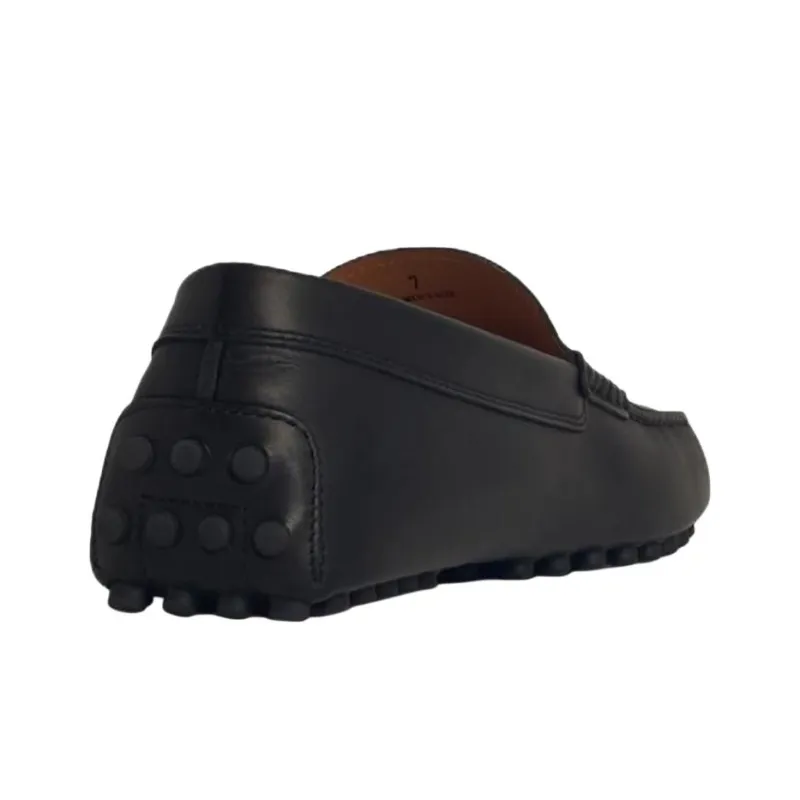 TOD'S Logo Embossed Penny Loafers-3