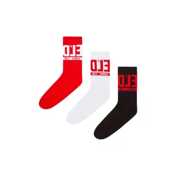 DIESEL Mid Calf Socks Unisex 3 Pack