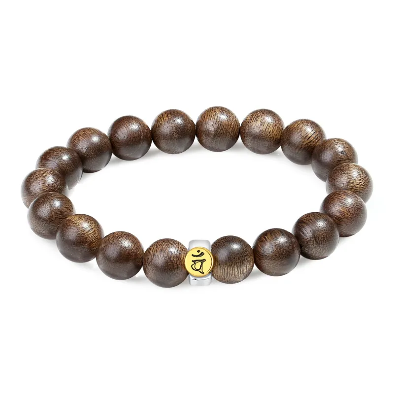 PUTUOSHANWENCHUANG Fragrance Agarwood Bracelets Unisex-18