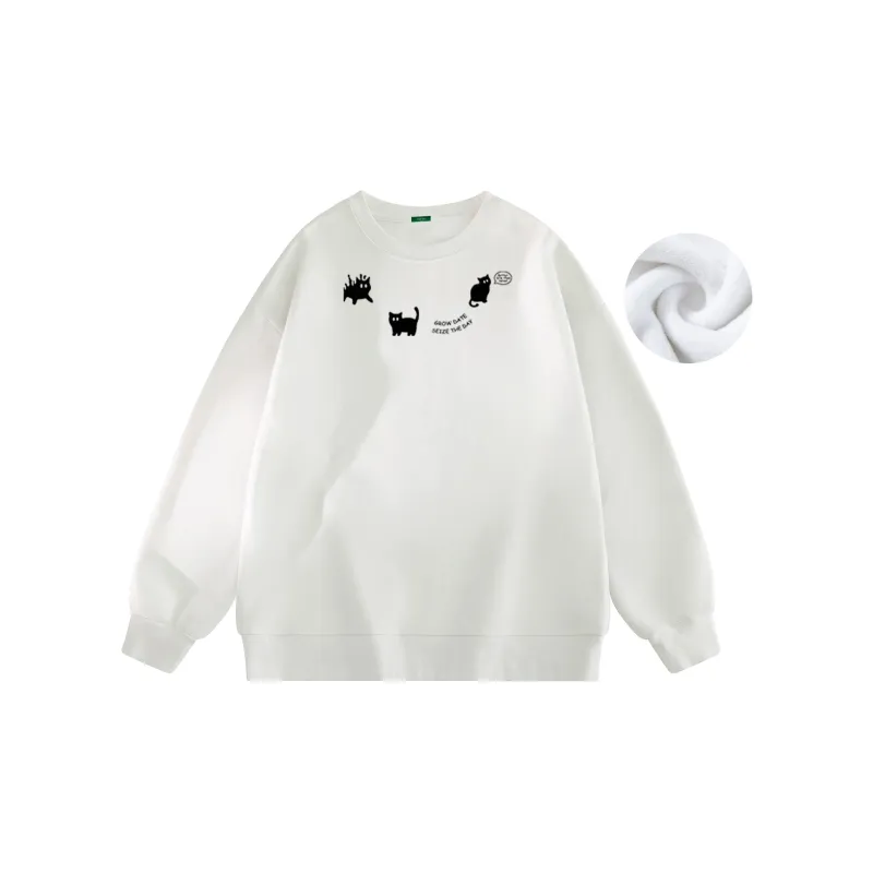 GROW DATE Sweatshirt Unisex White-50