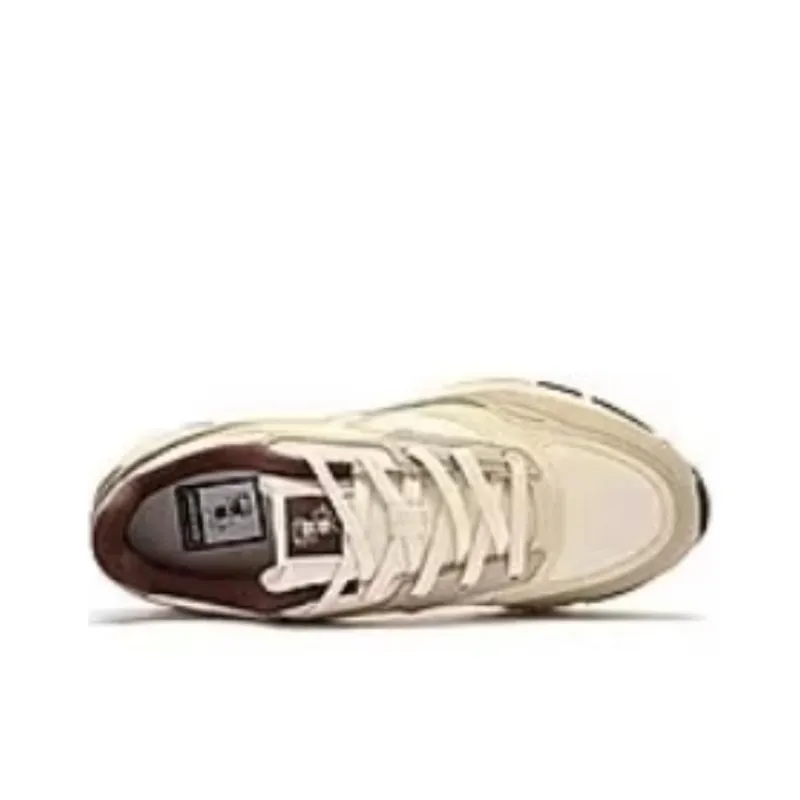 QIAODAN Vertical And Horizontal 5 Cushioning Lightweight Height Increasing Low Top Casual Shoes Women's Beige Umber-3