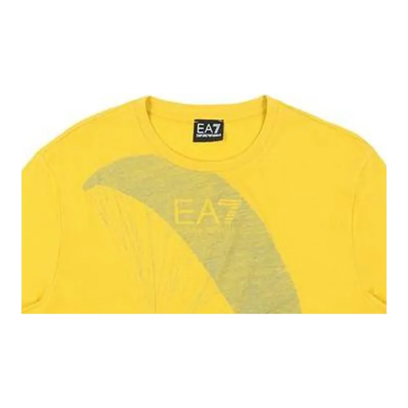EMPORIO ARMANI T Shirts Men Yellow-1