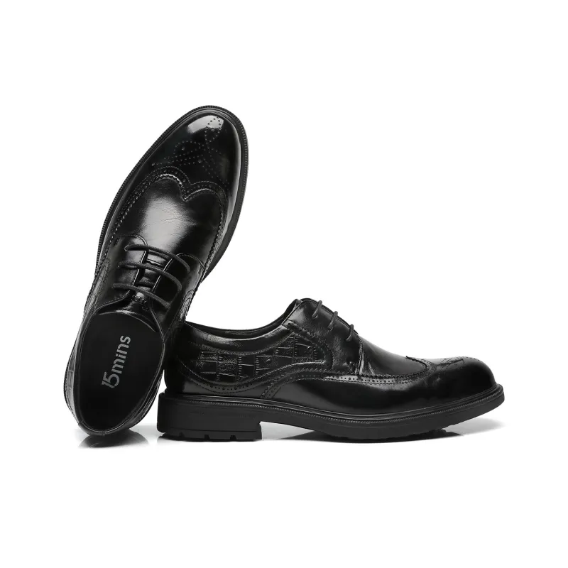 15 MINS Dress Shoes Men's Black-4